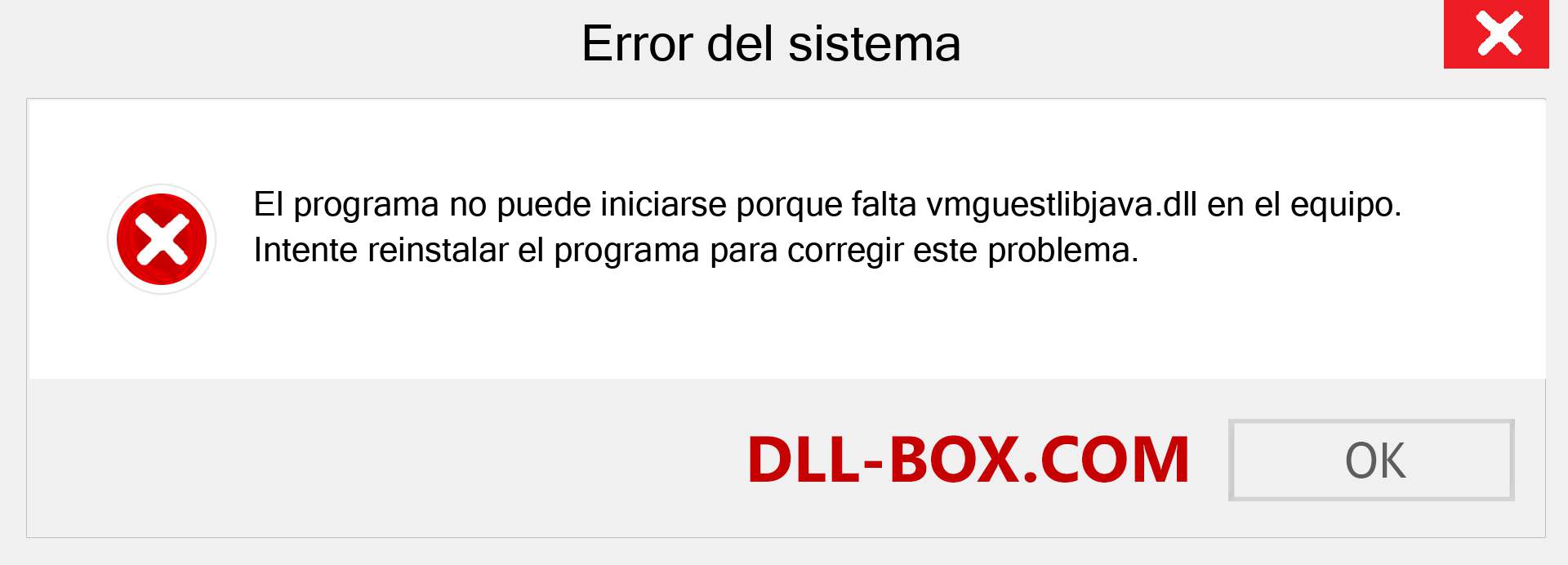 ¿Falta el archivo vmguestlibjava.dll ?. Descargar para Windows 7, 8, 10 - Corregir vmguestlibjava dll Missing Error en Windows, fotos, imágenes